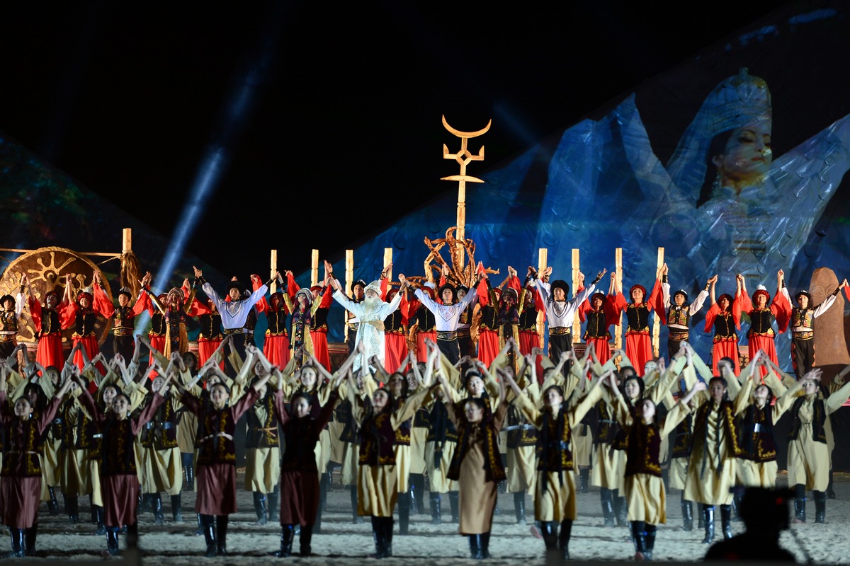 The Official Hymn of the World Nomad Games was Presented