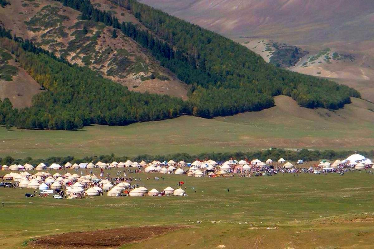 288 Yurts Will Open in Kyrchyn Gorge as Part of “Kyrgyz Village” Ethno-Village During the WNG